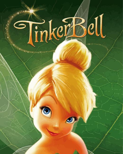 Disney Fairy Tinker Bell - 5D Diamond Painting - DiamondPaintings.Pro