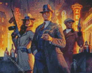 Empire Of Sin Gangsters diamond painting
