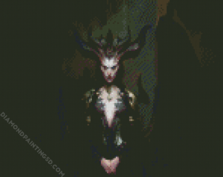 Female Devil Lilith diamond painting