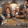 Gangsters Playing Poker diamond painting
