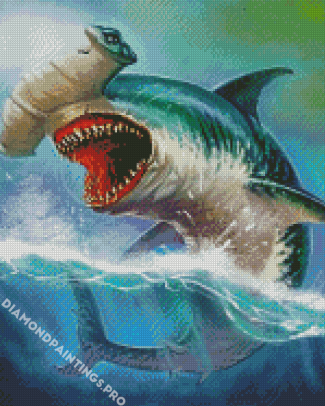 Hammerhead Shark Animal Diamond Painting