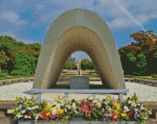 Hiroshima Peace Memorial Park diamond painting
