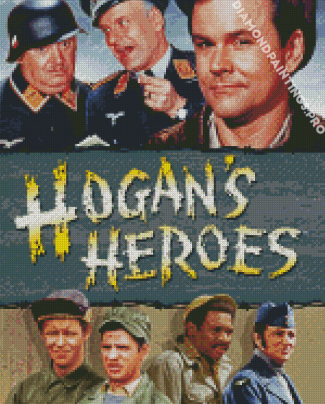 Hogans Heroes Sitcom Poster Diamond Painting
