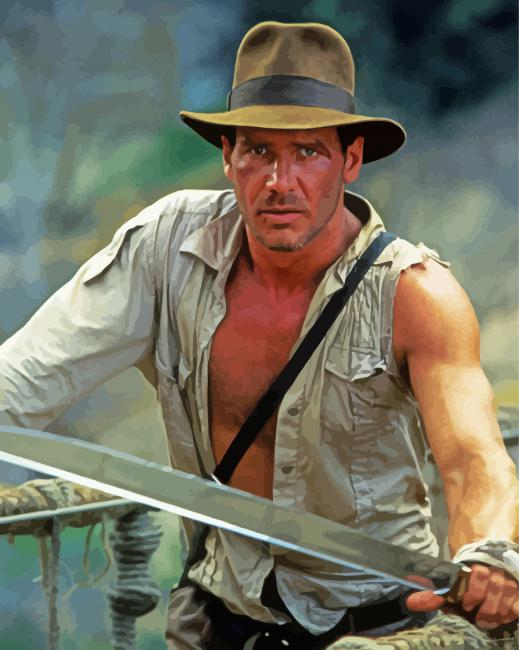 Indiana Jones Actor Diamond Painting