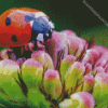Ladybeetle On Flower diamond painting