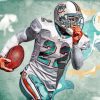 Miami Dolphins Reggie Bush Diamond Painting