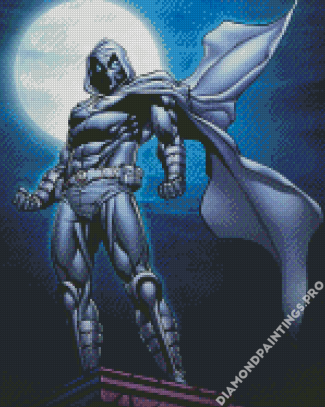 Moon Knight Superhero Diamond Painting