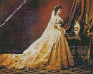 Queen Sisi In The Wedding Dress Diamond Painting