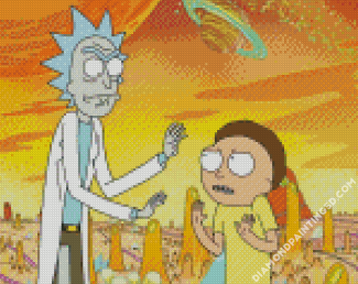 Rick And Morty diamond painting