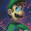 Sad Luigi Diamond Painting