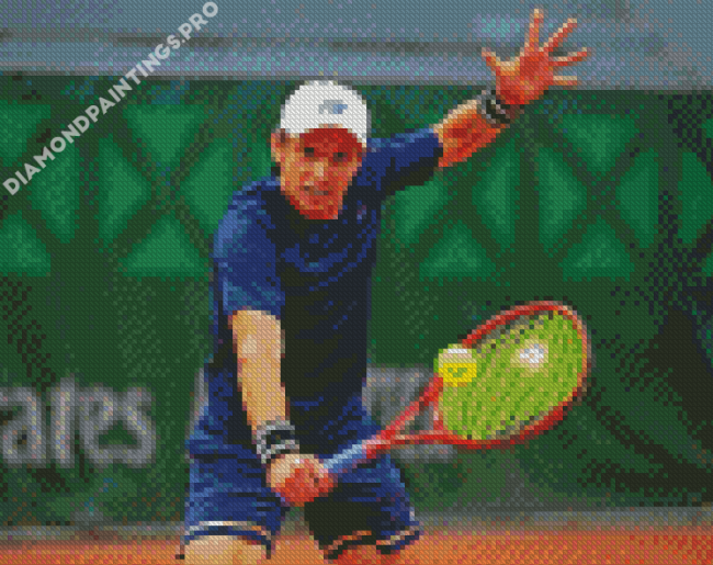 Tennis Player Evan Furness Diamond Painting