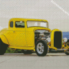 Yellow 32 Ford Coupe Diamond Painting