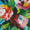Abstract Flowers Diamond Painting