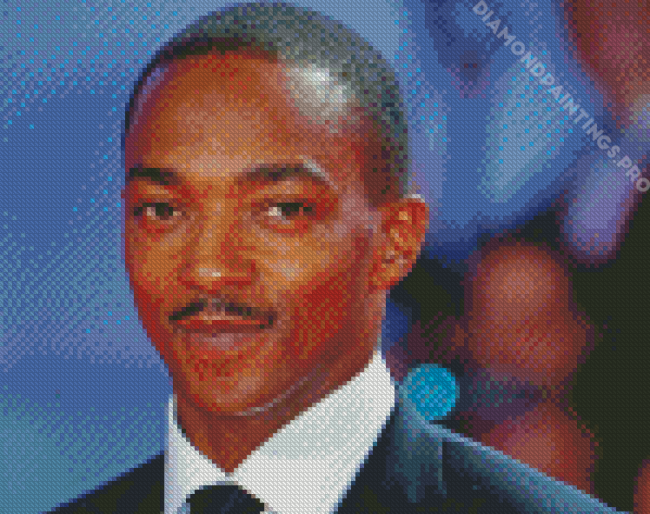 The Actor Anthony Mackie Diamond Painting