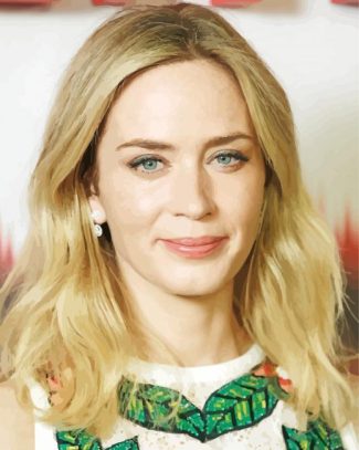 The Actress Emily Blunt Diamond Painting