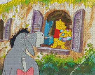 Winnie The Pooh And Eeyore Diamond Painting
