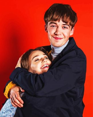 Jessica Garden And Alex Lawther Diamond Painting