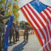 American Flag And Military Diamond Painting
