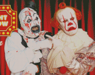 Art The Clown With Pennywise Diamond Painting