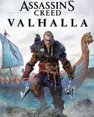 Assassins Creed Valhalla Game Poster Diamond Painting