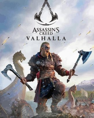 Assassins Creed Valhalla Video Game Diamond Painting