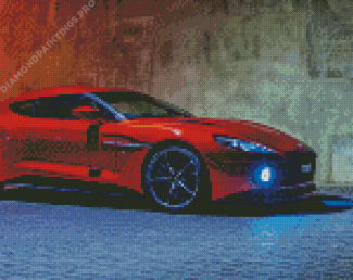 Aston Martin Sport Car Diamond Painting