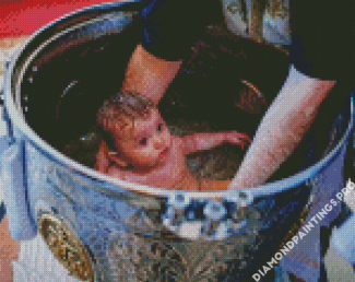 Baptism Baby In Church Diamond Painting
