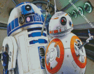 Bb8 And R2D2 Diamond Painting