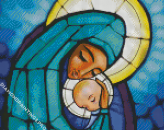 Blessed Mother Diamond Painting