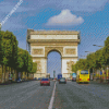Champs Elysees Street In Paris Diamond Painting