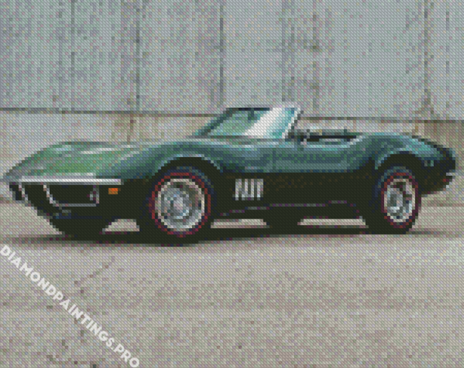 Classic Chevrolet Corvette Stingray Diamond Painting