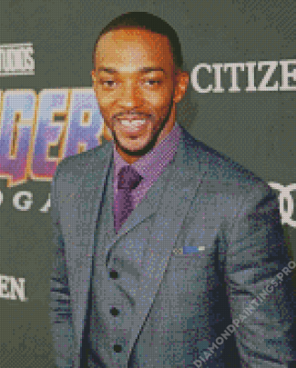 The Classy Actor Anthony Mackie Diamond Painting