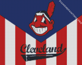 Cleveland Indians Baseball Club Diamond Painting