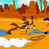 Coyote And The Road Runner Diamond Painting