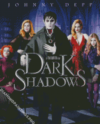 Dark Shadows Movie Poster Diamond Painting