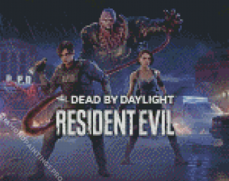 Dead By Daylight Resident Evil Diamond Painting