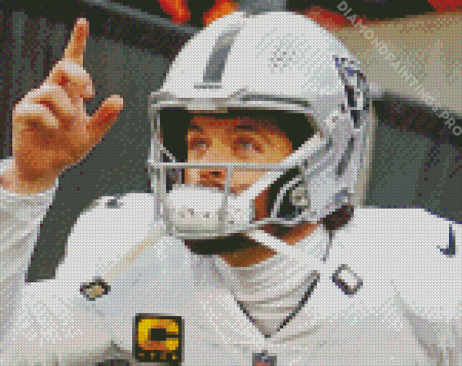 Derek Carr Player Diamond Painting