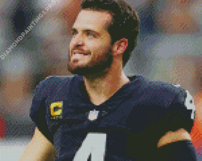 Derek Carr American Footballer Diamond Painting