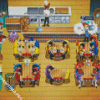 Diner Dash Video Game Diamond Painting