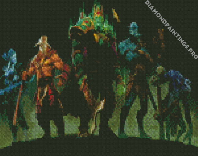 Dota Game Characters Diamond Painting