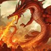Dragon Breathing Fire Diammond Painting