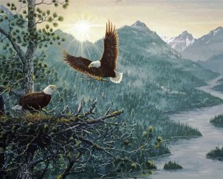 Eagles Nest Art Diamond Painting