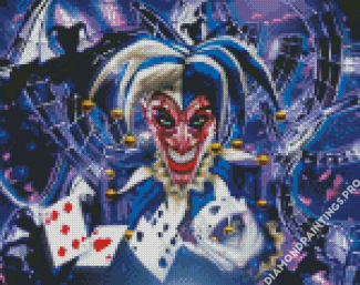 Evil Joker Clown Diamond Painting