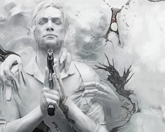Evil Within Game Poster Diamond Painting