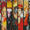 Fairytail Dbz One Piece Naruto Collage Diamond Painting