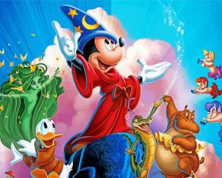 Fantasia Mickey Characters Diamond Painting
