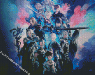 Final Fantasy XiV Game Poster Diamond Painting