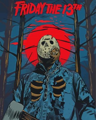 Friday The 13th Poster Diamond Painting