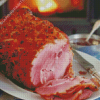 Glazed Ham Food Diamond Painting