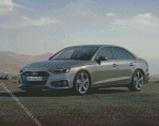 Grey Audi A4 Diamond Painting